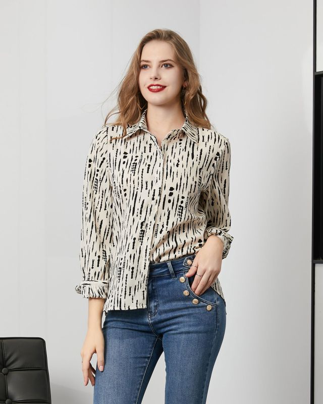 BACHATA - CAMICIA MANICA LUNGA IN RASO