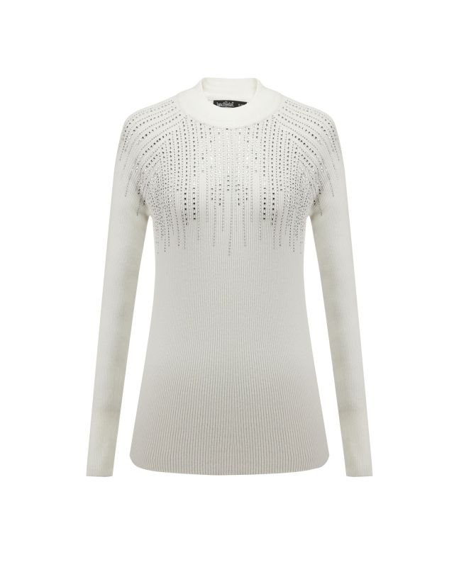 BACHATA - MAGLIA MANICA LUNGA F12 STRASS