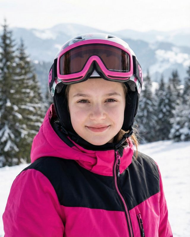 BRUGI - MASCHERA SCI JUNIOR FUXIA, ZJ1C-TB91-795