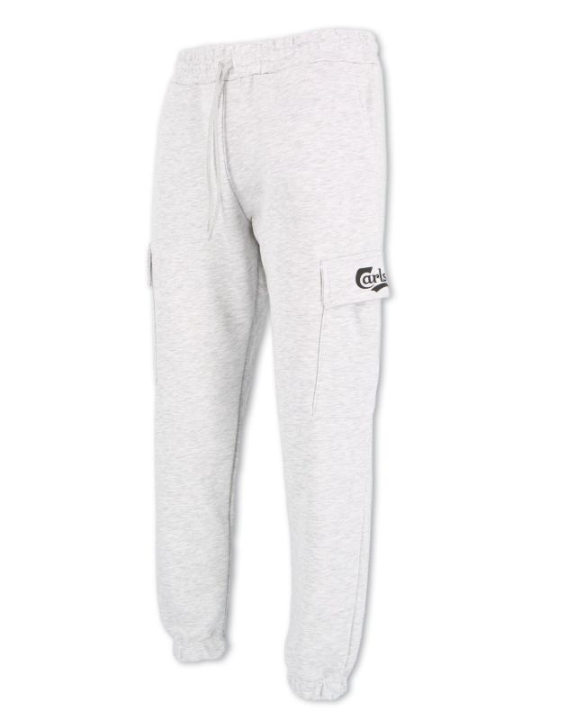 CARLSBERG - Pantalone sportivo cargo grigio da uomo