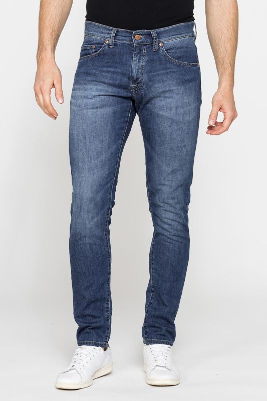 CARRERA - JEANS 5 TASCHE ELASTICIZZATO SABBIATO MEDIO