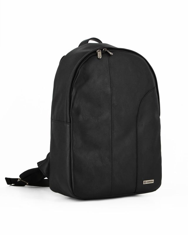 CARRERA - Zaino ufficio nero con tasca porta pc/tablet