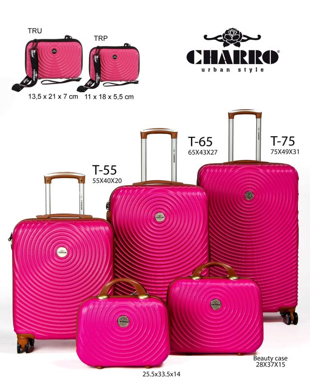 CHARRO - TROLLEY IN ABS E 4 RUOTE DOPPIE