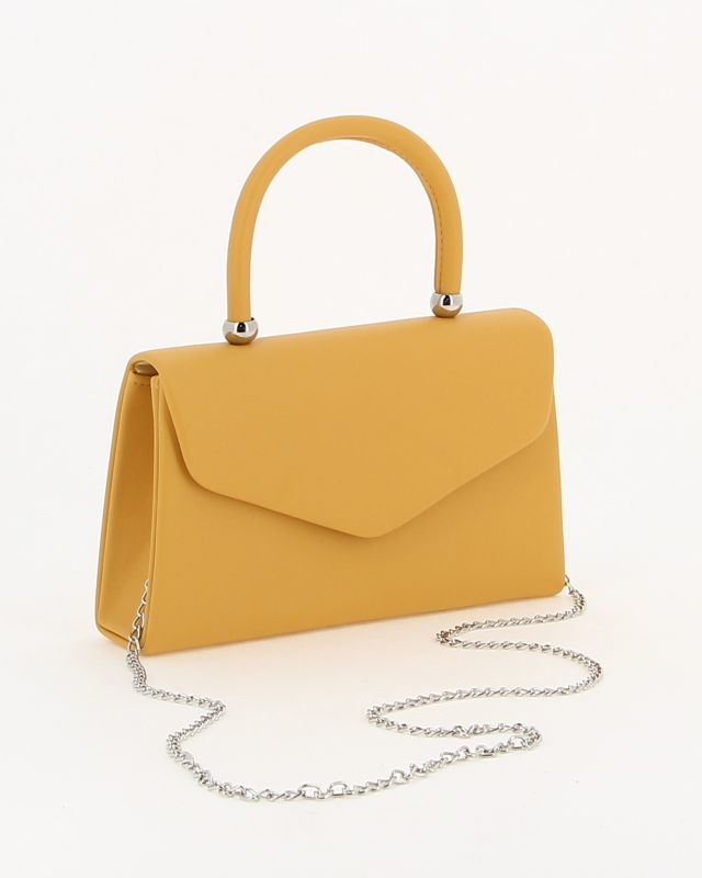 DIVAS - Pochette gialla un manico con patta