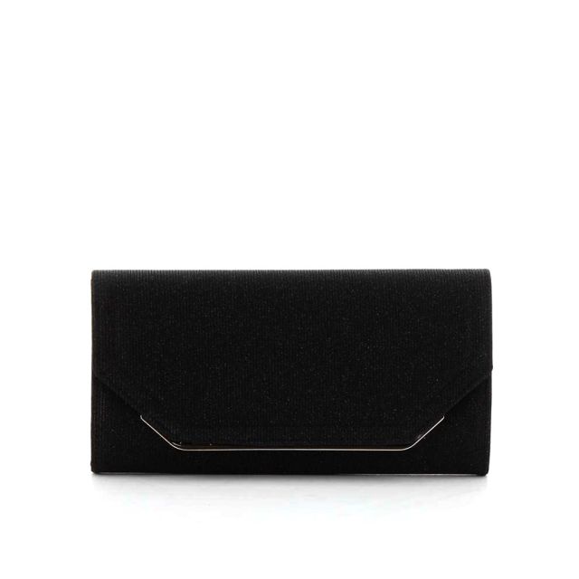 DIVAS- Pochette lurex con bordo metallico a chiusura