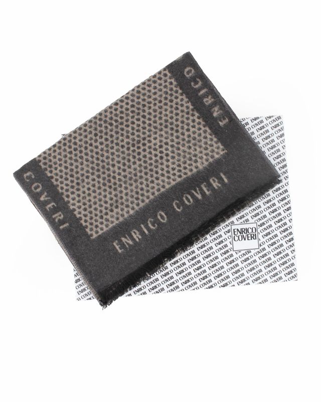 ENRICO COVERI - Sciarpa beige con scatola regalo