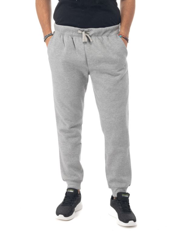 GIANMARCO VENTURI - Pantalone felpa grigio da uomo