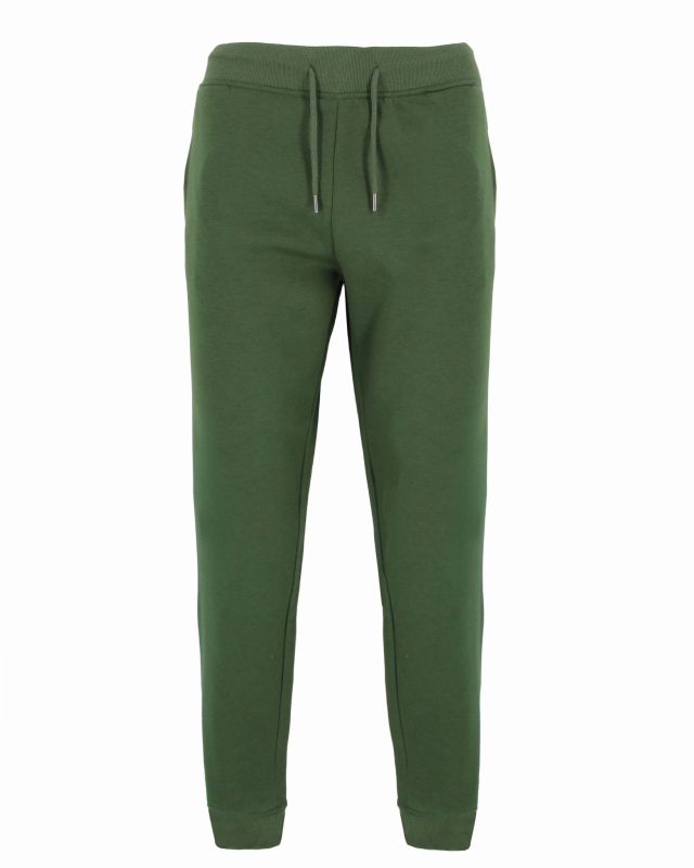 GIANMARCO VENTURI - Pantalone felpa verde militare da uomo