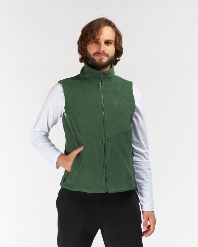 GILET PILE FOREST