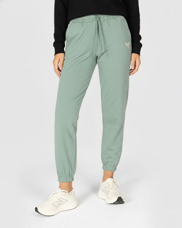 GOLA - PANTALONE VERDE CHIARO DA DONNA CON ARRICCIO