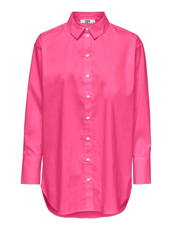 JACQUELINE DE YONG - CAMICIA LUNGA FUXIA DA DONNA