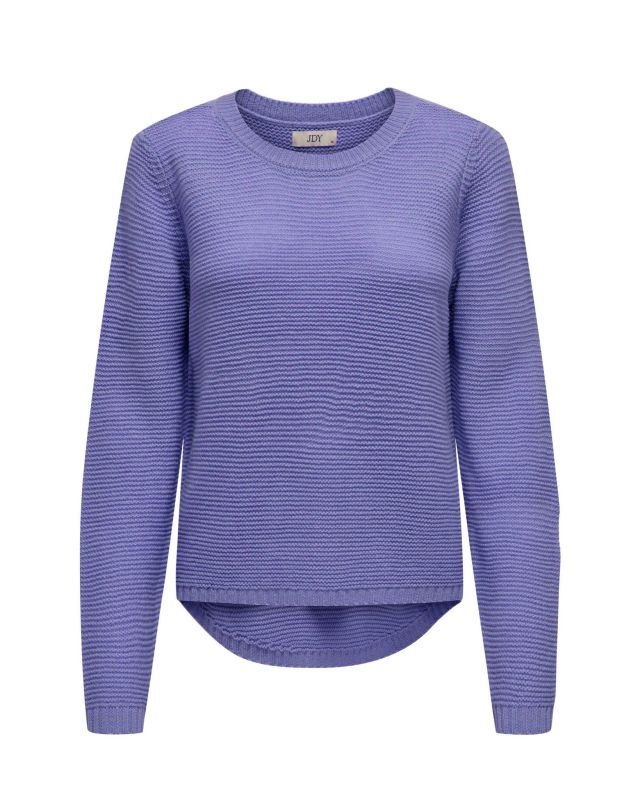 JACQUELINE DE YONG - MAGLIA GIROCOLLO LILLA