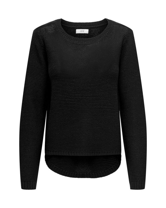 JACQUELINE DE YONG - MAGLIA GIROCOLLO NERA