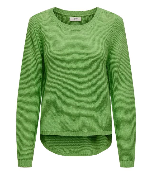 JACQUELINE DE YONG - MAGLIA PULLOVER GIROCOLLO VERDE
