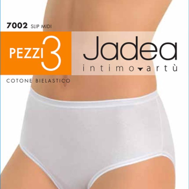 JADEA - SLIP MIDI COTONE BIELASTICO 3 PEZZI