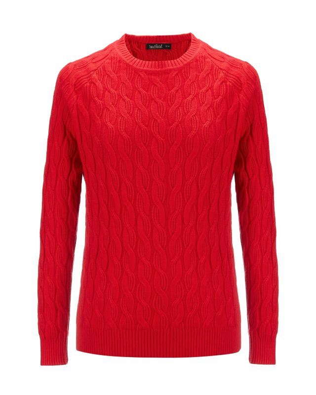 MAGLIA MANICA LUNGA TRECCIA F7