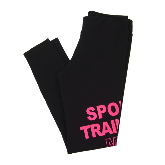 MIF - DONNA LEGGINGS CON STAMPA LATERALE FLUO