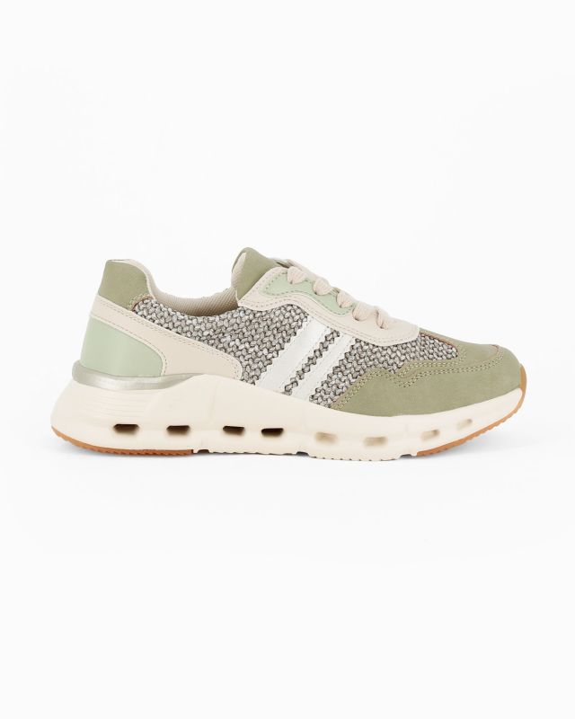 MISS GLOBO - Sneakers verde con lacci