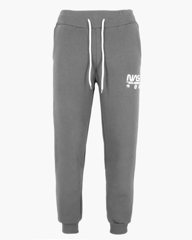 NASA - PANTALONE FELPA GRIGIO DA UOMO