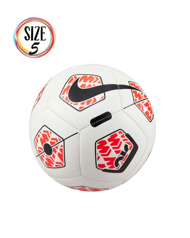 NIKE - Pallone bianco con dettagli neri e rossi - MERCURIAL