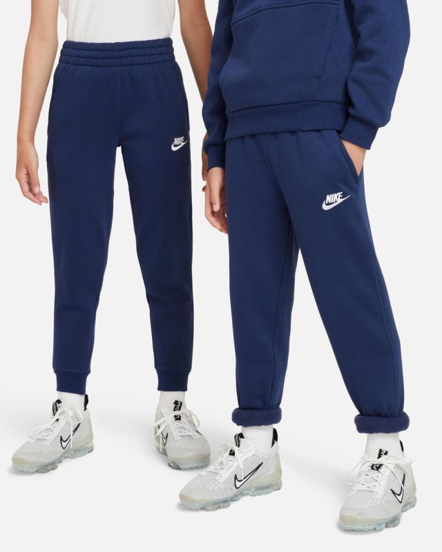 NIKE - Pantalone tuta da bambino blu con logo bianco