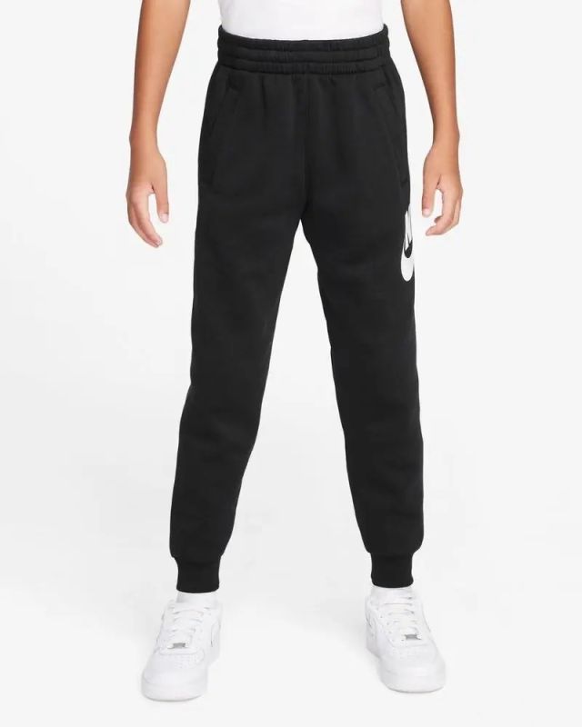 NIKE - Pantalone tuta da bambino nero con logo bianco