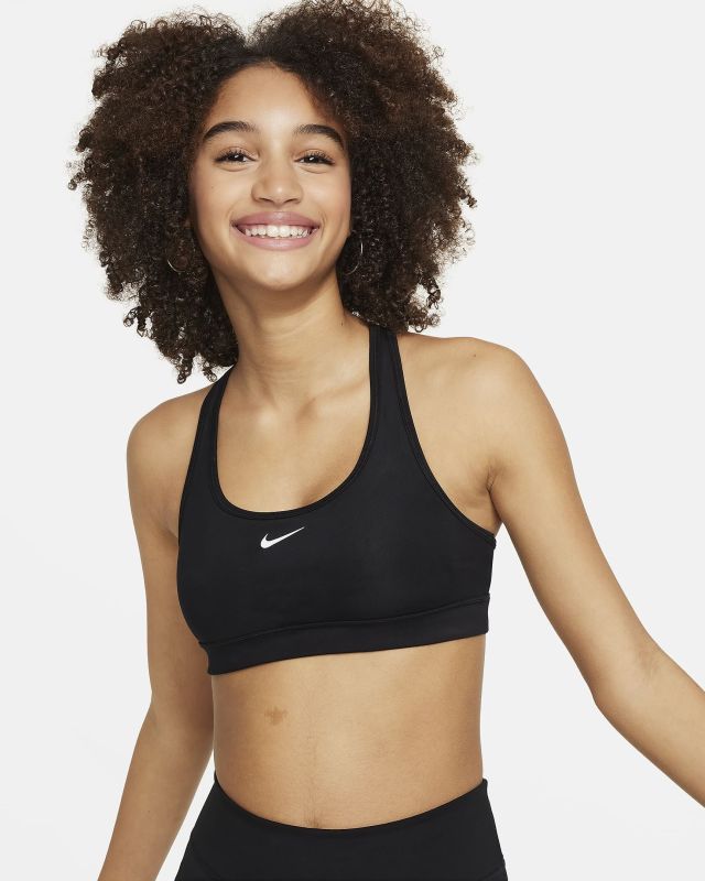 NIKE - TOP DF SWOOSH BRA DA RAGAZZA - FJ7161/010