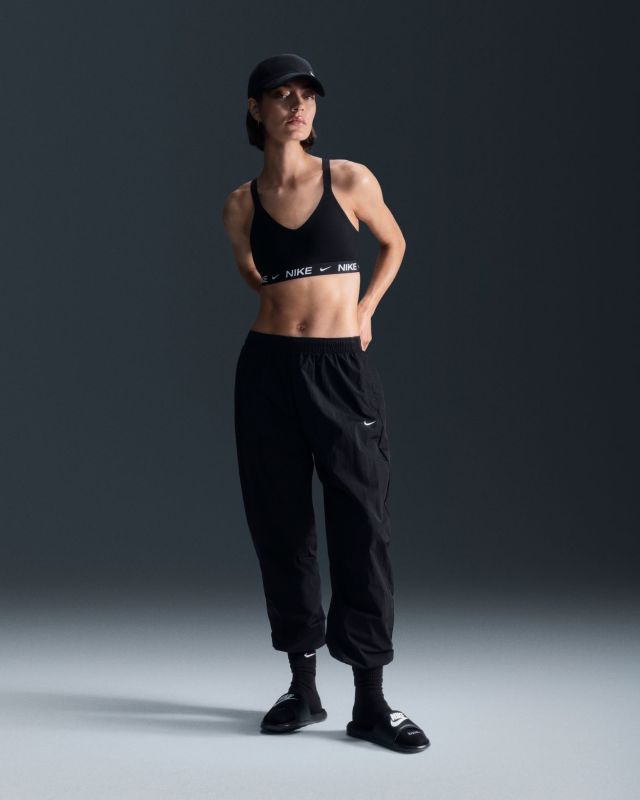 NIKE – TOP DONNA INDY MEDIUM SUPPORT NERO – FD1065/011