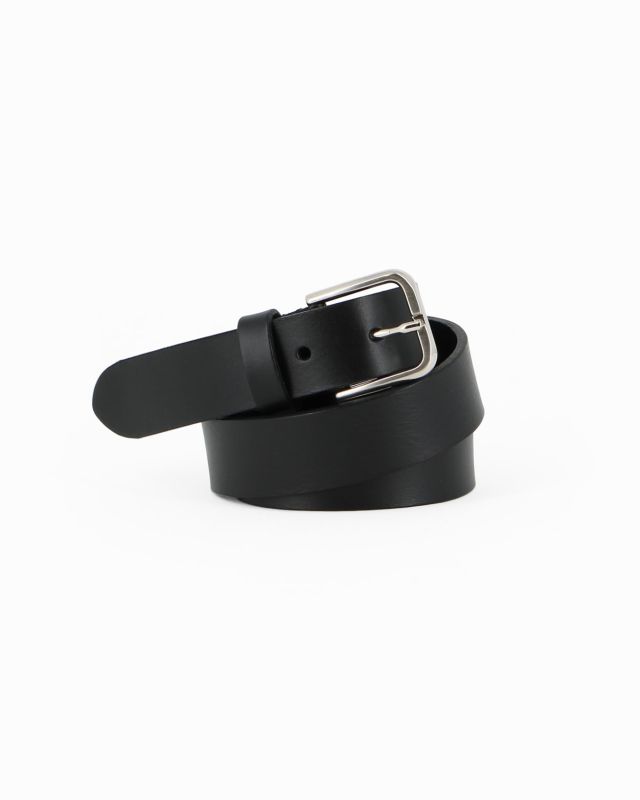 ON SPIRIT - Cinta nera in VERA PELLE - MADE IN ITALY