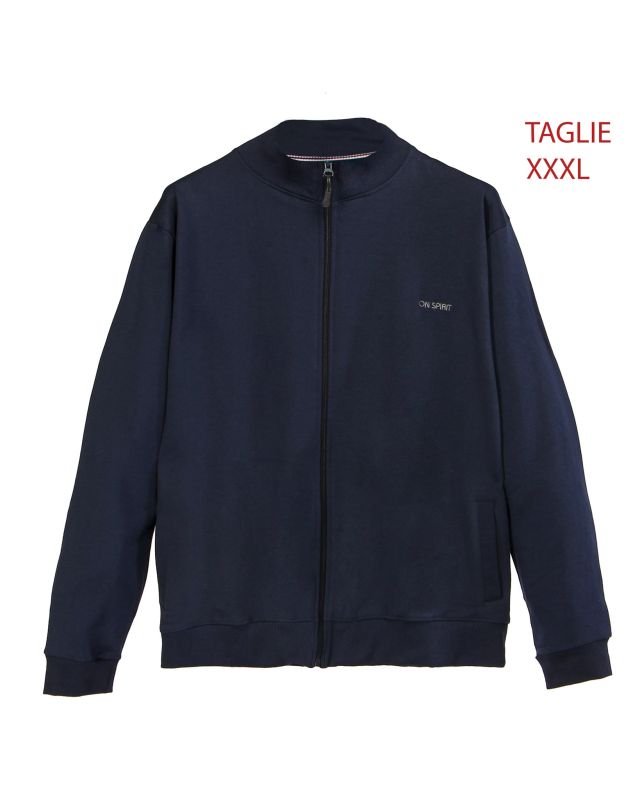OVER UOMO FELPA FULL ZIP
