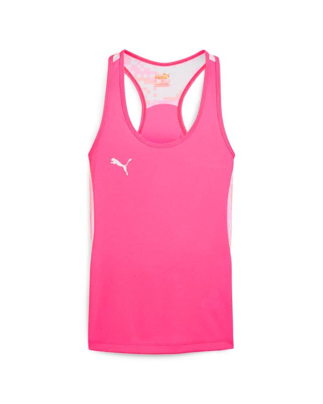 PUMA - CANOTTA INDIVIDUAL PADEL TANK TOP ROSA E BIANCA DA DONNA - 939185-20