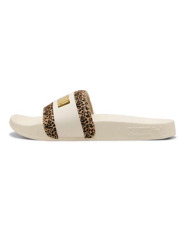 PUMA -CIABATTE DA DONNA BEIGE E LEOPARDATO LEADCAT 2.0 ANIMAL FLAIR SNOW  402880-01