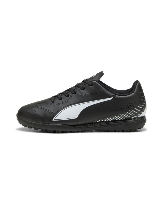 PUMA - SCARPA DA CALCETTO NERA E BIANCA VITORIA II TT DAL 28 AL 38.5, 108504-01