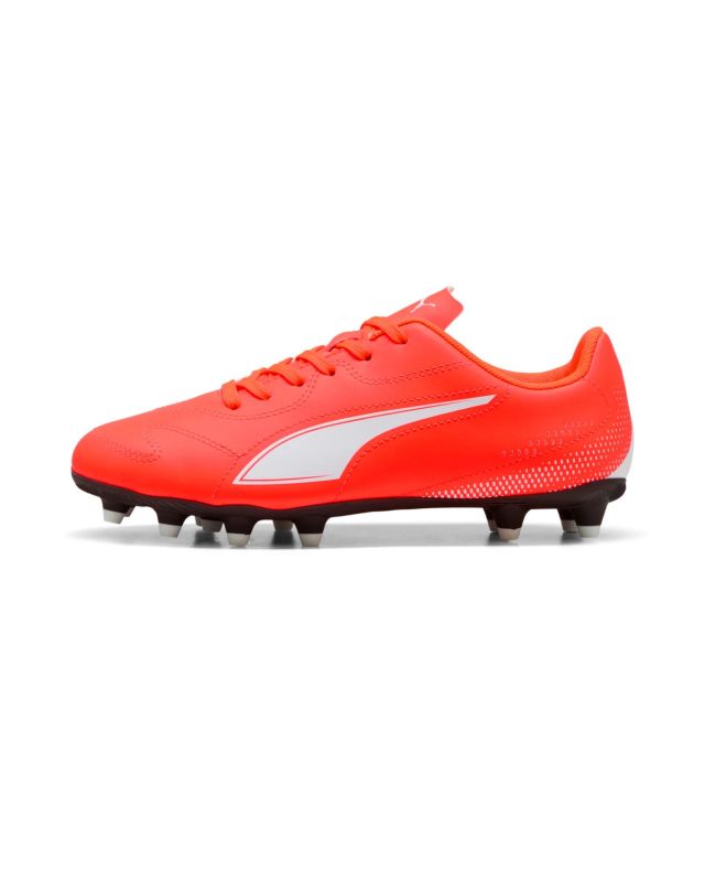 PUMA SCARPA DA CALCIO JUNIOR ROSSA E BIANCA VITORIA II FG/AG DAL 29 AL 38,5   108503-03