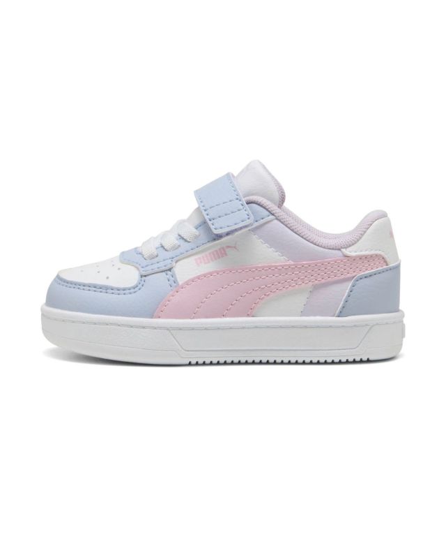 PUMA -SNEAKERS BIMBA BIANCA, ROSA E LILLA CAVEN 2.0 BLOCK AC+TD DAL 20 AL 27 - 394463-15