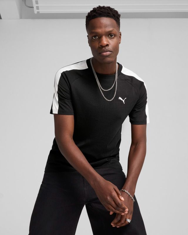 PUMA - T-SHIRT  NERA T7 TEE  DA UOMO, 629592-01