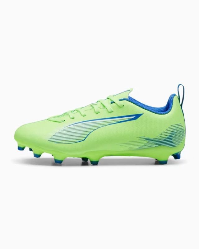 PUMA ULTRA 5 PLAY FG/AG - Sneakers da calcio junior gialla e blu, NUMERATA 30/38%- 107695-03