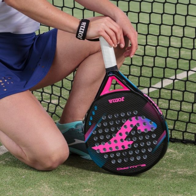 RACCHETTA PADEL SLAM PRO BLACK-FUXIA
