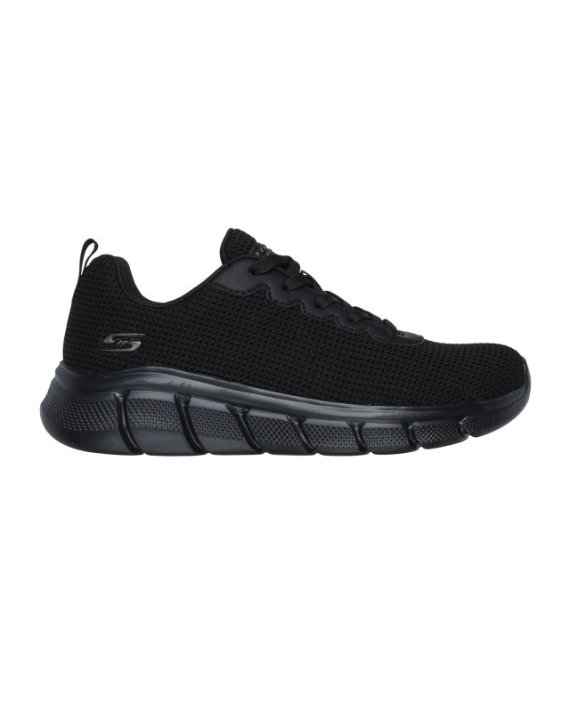 SKECHERS BOBS B FLEX - VISIONARY ESSENCE - Sneakers nera con tomaia in maglia e soletta ammortizzata memory foam