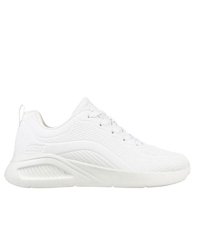 SKECHERS - BOBS SPORT BUNO - HOW SWEET - Sneakers bianca con soletta memory foam