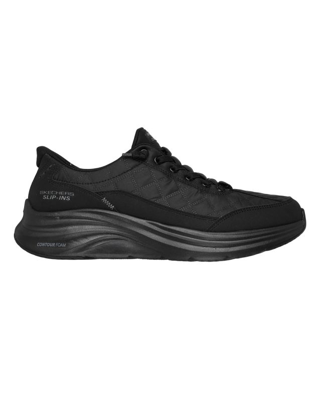 SKECHERS - CONTOUR FOAM - COZY FIT - Sneakers nera da uomo con soletta ammortizzata in memory foam
