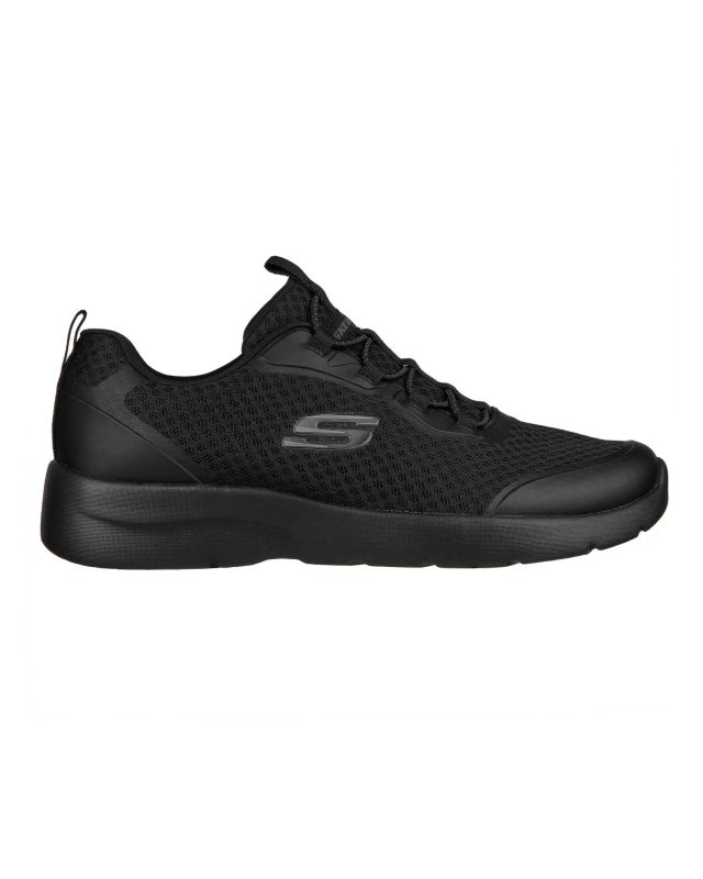 SKECHERS - DYNAMIGHT 2.0 - SOCIAL ORBIT - Sneakers nera con tomaia in mesh e materiale tecnico