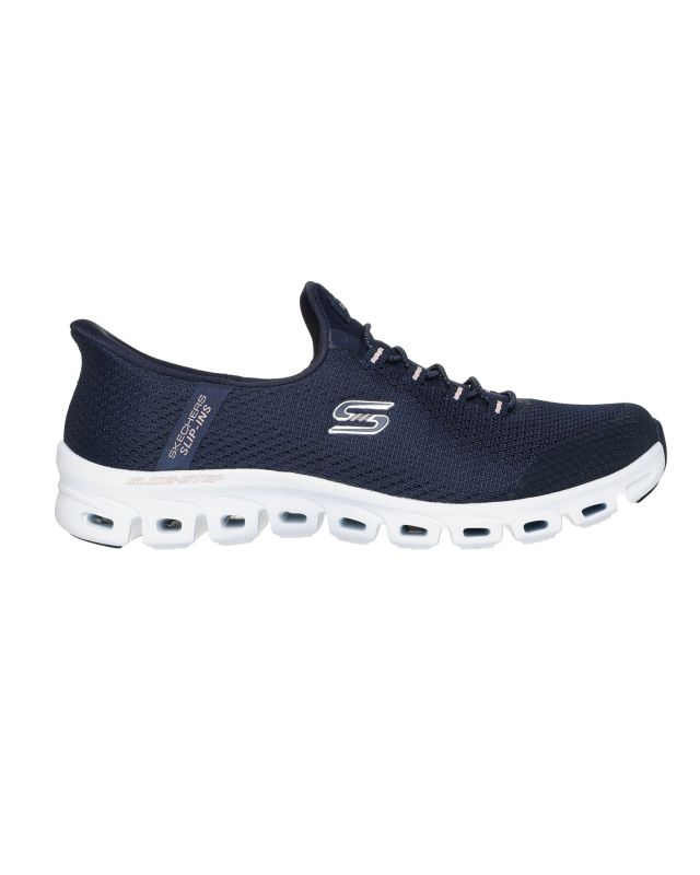 SKECHERS - GLIDE - STEP - PURSUIT - Sneakers blu con tomaia in mesh