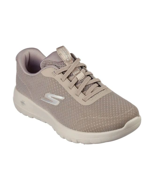 SKECHERS - GO WALK JOY - SEA WIND - Sneakers taupe con tomaia in mesh