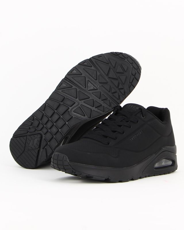 SKECHERS STAND ON AIR - Sneakers nera con soletta memory foam