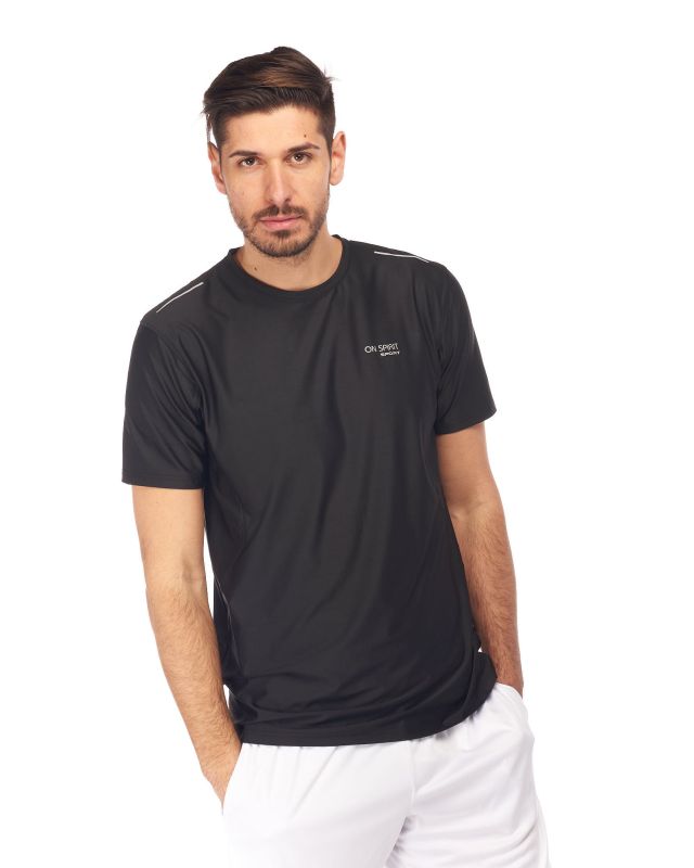 T-SHIRT MM TREKKING ALFIO BLACK-BLACK
