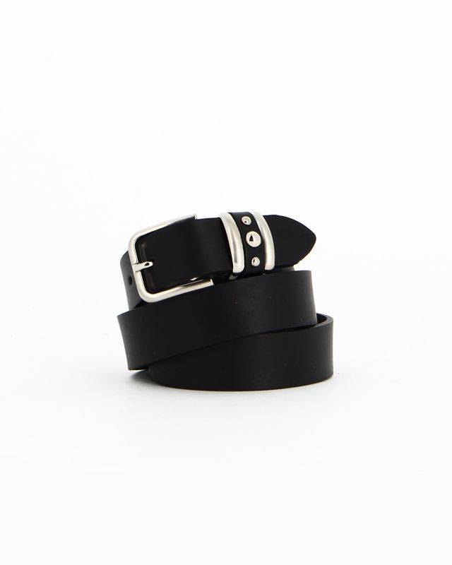 TATOO - Cinta nera in VERA PELLE, MADE IN ITALY