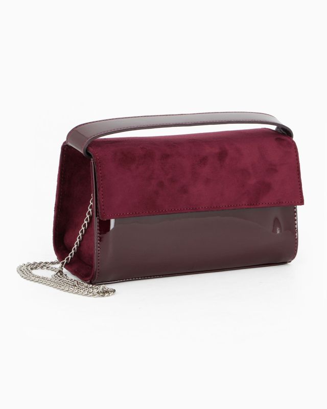 TATOO - MINIBAG BORDEAUX SCAMOSCIATA UN MANICO - 2033