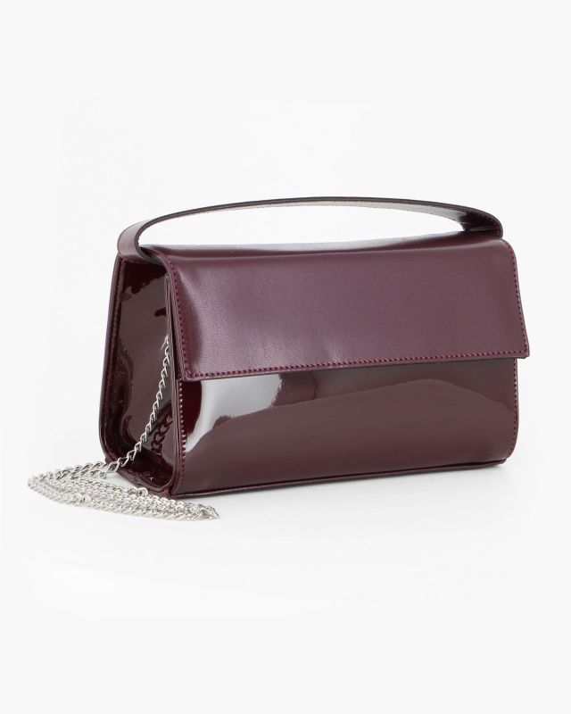 TATOO - MINIBAG BORDEAUX VERNICE  UN MANICO - 2033