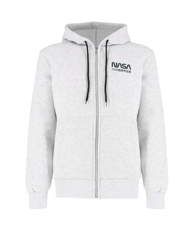 UOMO FELPA CON ZIP E CAPPUCCIO